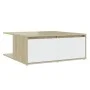 Couchtisch aus Sperrholz weiß und Eiche 80x80x31 cm von vidaXL, Couchtisch - Ref: Foro24-806881, Preis: 70,02 €, Rabatt: %