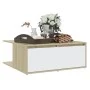 Couchtisch aus Sperrholz weiß und Eiche 80x80x31 cm von vidaXL, Couchtisch - Ref: Foro24-806881, Preis: 70,02 €, Rabatt: %