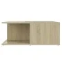Couchtisch aus Sperrholz weiß und Eiche 80x80x31 cm von vidaXL, Couchtisch - Ref: Foro24-806881, Preis: 70,02 €, Rabatt: %