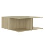 Couchtisch aus Sperrholz weiß und Eiche 80x80x31 cm von vidaXL, Couchtisch - Ref: Foro24-806881, Preis: 70,87 €, Rabatt: %
