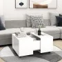 Weißer Sperrholz-Couchtisch 60x60x38 cm von vidaXL, Couchtisch - Ref: Foro24-806858, Preis: 62,69 €, Rabatt: %