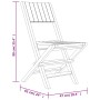 Folding garden chairs 4 pcs solid teak wood 47x61x90 cm by vidaXL, Garden chairs - Ref: Foro24-3155058, Price: 269,39 €, Disc...
