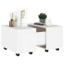 Weißer Sperrholz-Couchtisch 60x60x38 cm von vidaXL, Couchtisch - Ref: Foro24-806858, Preis: 62,69 €, Rabatt: %