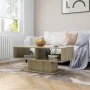 Couchtisch aus eichenfarbenem Sperrholz, 103,5 x 50 x 44,5 cm von vidaXL, Couchtisch - Ref: Foro24-806825, Preis: 51,45 €, Ra...
