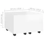 Weißer Sperrholz-Couchtisch 60x60x38 cm von vidaXL, Couchtisch - Ref: Foro24-806858, Preis: 62,69 €, Rabatt: %