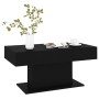 Mesa de centro madera contrachapada negro 96x50x45 cm de vidaXL, Mesas de centro - Ref: Foro24-806832, Precio: 73,65 €, Descu...
