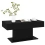 Mesa de centro madera contrachapada negro 96x50x45 cm de vidaXL, Mesas de centro - Ref: Foro24-806832, Precio: 74,04 €, Descu...