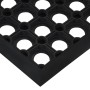 Alfombrillas de escalera de goma 5 uds 25x75 cm