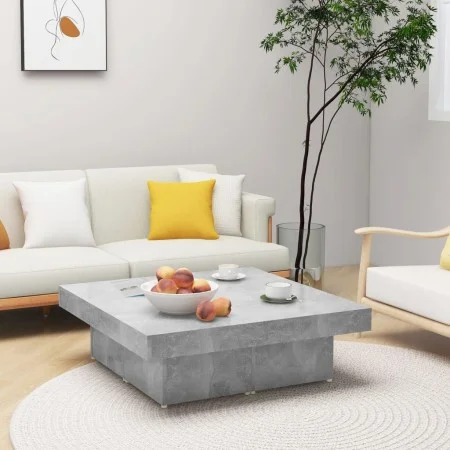 Mesa de centro madera contrachapada gris hormigón 80x50x40 cm de vidaXL, Mesas de centro - Ref: Foro24-806916, Precio: 61,11 ...