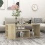 Couchtisch aus Sonoma-Eichensperrholz, 100 x 50 x 40 cm von vidaXL, Couchtisch - Ref: Foro24-806924, Preis: 56,97 €, Rabatt: %