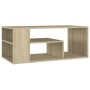 Couchtisch aus Sonoma-Eichensperrholz, 100 x 50 x 40 cm von vidaXL, Couchtisch - Ref: Foro24-806924, Preis: 56,97 €, Rabatt: %