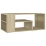 Couchtisch aus Sonoma-Eichensperrholz, 100 x 50 x 40 cm von vidaXL, Couchtisch - Ref: Foro24-806924, Preis: 56,08 €, Rabatt: %