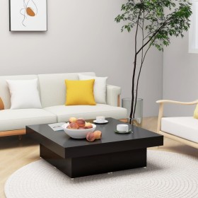 Couchtisch aus schwarzem Sperrholz, 90 x 90 x 28 cm von vidaXL, Couchtisch - Ref: Foro24-806913, Preis: 78,69 €, Rabatt: %
