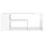 Couchtisch aus Sperrholz glänzend weiß 100x50x40 cm von vidaXL, Couchtisch - Ref: Foro24-806927, Preis: 62,01 €, Rabatt: %