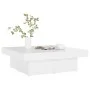 Couchtisch aus glänzend weißem Sperrholz, 90 x 90 x 28 cm von vidaXL, Couchtisch - Ref: Foro24-806918, Preis: 88,96 €, Rabatt: %