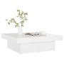 Couchtisch aus glänzend weißem Sperrholz, 90 x 90 x 28 cm von vidaXL, Couchtisch - Ref: Foro24-806918, Preis: 90,01 €, Rabatt: %
