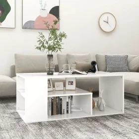 Mesa de centro madera contrachapada blanco 100x50x40 cm de vidaXL, Mesas de centro - Ref: Foro24-806921, Precio: 54,01 €, Des...