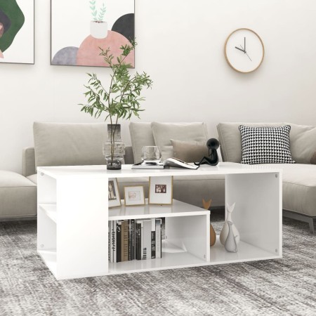 Mesa de centro madera contrachapada blanco 100x50x40 cm de vidaXL, Mesas de centro - Ref: Foro24-806921, Precio: 53,81 €, Des...