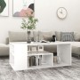 Mesa de centro madera contrachapada blanco 100x50x40 cm de vidaXL, Mesas de centro - Ref: Foro24-806921, Precio: 53,81 €, Des...