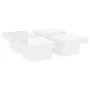 Couchtisch aus glänzend weißem Sperrholz, 90 x 90 x 28 cm von vidaXL, Couchtisch - Ref: Foro24-806918, Preis: 88,96 €, Rabatt: %