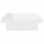 Glossy white plywood coffee table 90x90x28cm by vidaXL, Coffee table - Ref: Foro24-806918, Price: 88,96 €, Discount: %