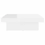 Couchtisch aus glänzend weißem Sperrholz, 90 x 90 x 28 cm von vidaXL, Couchtisch - Ref: Foro24-806918, Preis: 88,96 €, Rabatt: %