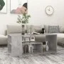 Mesa de centro madera de ingeniería gris hormigón 100x50x40 cm de vidaXL, Mesas de centro - Ref: Foro24-806925, Precio: 60,60...