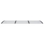 Türvordach aus schwarzem Polycarbonat 300x100 cm von vidaXL, Markisen - Ref: Foro24-153569, Preis: 99,50 €, Rabatt: %