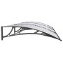 Türvordach aus schwarzem Polycarbonat 300x100 cm von vidaXL, Markisen - Ref: Foro24-153569, Preis: 99,50 €, Rabatt: %