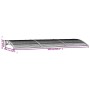 Türvordach aus schwarzem Polycarbonat 300x100 cm von vidaXL, Markisen - Ref: Foro24-153569, Preis: 99,50 €, Rabatt: %