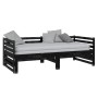 Removable sofa bed solid black pine wood 2x(90x200) cm by vidaXL, Beds and slatted bases - Ref: Foro24-806969, Price: 212,50 ...