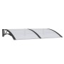 Schwarzes Polycarbonat-Türvordach 150x100 cm von vidaXL, Markisen - Ref: Foro24-153567, Preis: 72,32 €, Rabatt: %