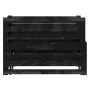 Removable sofa bed solid black pine wood 2x(90x200) cm by vidaXL, Beds and slatted bases - Ref: Foro24-806969, Price: 209,80 ...