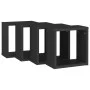 Cube wall shelf 4 pcs black 30x15x30 cm by vidaXL, Shelves and shelves - Ref: Foro24-807002, Price: 39,80 €, Discount: %