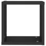 Cube wall shelf 4 pcs black 30x15x30 cm by vidaXL, Shelves and shelves - Ref: Foro24-807002, Price: 39,80 €, Discount: %
