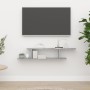 TV-Wandregal aus betongrauem Sperrholz, 125 x 18 x 23 cm von vidaXL, Regale und Regale - Ref: Foro24-806993, Preis: 26,20 €, ...