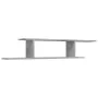 Concrete gray plywood TV wall shelf 125x18x23 cm by vidaXL, Shelves and shelves - Ref: Foro24-806993, Price: 27,25 €, Discoun...