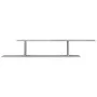 TV-Wandregal aus betongrauem Sperrholz, 125 x 18 x 23 cm von vidaXL, Regale und Regale - Ref: Foro24-806993, Preis: 26,86 €, ...