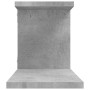 TV-Wandregal aus betongrauem Sperrholz, 125 x 18 x 23 cm von vidaXL, Regale und Regale - Ref: Foro24-806993, Preis: 26,20 €, ...