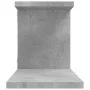 TV-Wandregal aus betongrauem Sperrholz, 125 x 18 x 23 cm von vidaXL, Regale und Regale - Ref: Foro24-806993, Preis: 26,86 €, ...