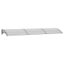 Graues Polycarbonat-Türvordach 300 x 80 cm von vidaXL, Markisen - Ref: Foro24-153581, Preis: 84,87 €, Rabatt: %