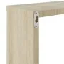 Wall cube shelves 2 units Sonoma oak 30x15x30 cm by vidaXL, Shelves and shelves - Ref: Foro24-807007, Price: 22,92 €, Discoun...