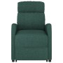 Sillón elevable tela verde oscuro