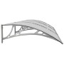 Graues Polycarbonat-Türvordach 300 x 80 cm von vidaXL, Markisen - Ref: Foro24-153581, Preis: 84,87 €, Rabatt: %