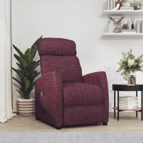Sillón elevable tela morado Sillón elevable tela morado
