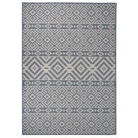 Blue striped flat weave outdoor rug 120x170 cm by vidaXL, Rugs - Ref: Foro24-340837, Price: 42,17 €, Discount: %