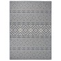 Blau gestreifter flachgewebter Outdoor-Teppich 120x170 cm von vidaXL, Teppiche - Ref: Foro24-340837, Preis: 42,17 €, Rabatt: %