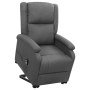 Sillón elevable tela gris oscuro en Sillones | Comprar online en Foro24