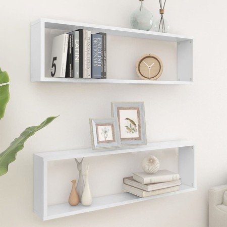 Wandwürfelregal 2 Stück Sperrholz 100x15x30 cm von vidaXL, Regale und Regale - Ref: Foro24-807079, Preis: 40,91 €, Rabatt: %