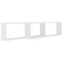 Wall cube shelf 2 units plywood 100x15x30 cm by vidaXL, Shelves and shelves - Ref: Foro24-807079, Price: 39,41 €, Discount: %